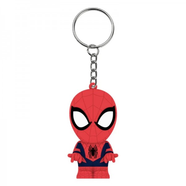 Llavero figura 3D con luz Spiderman Marvel Flashies