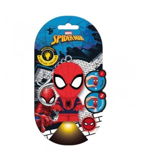 Llavero figura 3D con luz Spiderman Marvel Flashies
